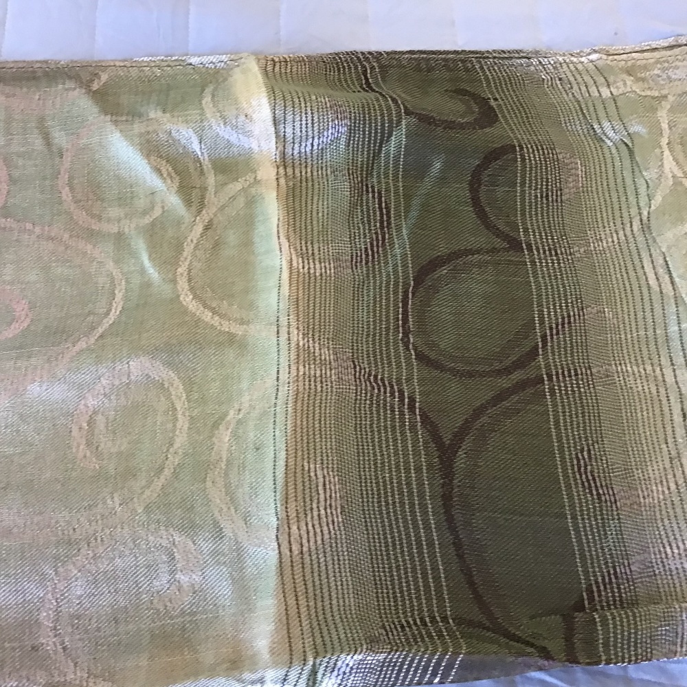 SILK SCARF in VIBRANT Shades of Green